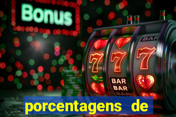 porcentagens de jogos pagantes